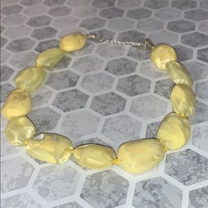 Yellow Stone Necklace